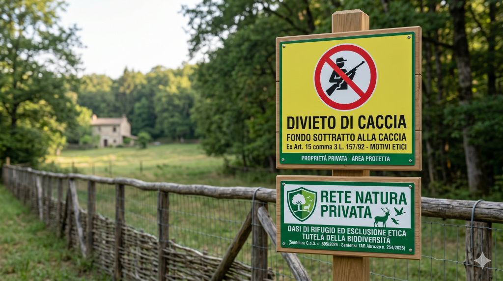 Proprietà privata, diritto alla vita: stop alla caccia